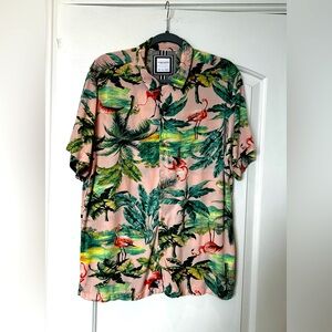 NWOT Denim & Flower Men’s Hawaiian shirt
